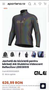 Jachetă de bicicletă pentru bărbați Alé Giubbino Iridescent Reflective