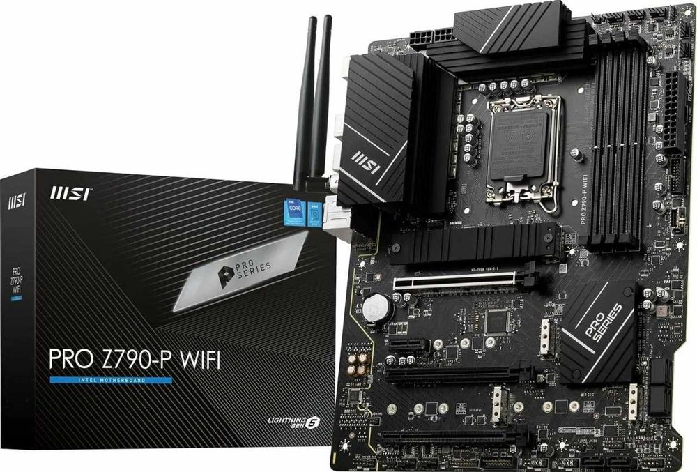 MSI PRO Z790-P WIFI DDR5 Kuchli va zamonaviy Intel uchun premium