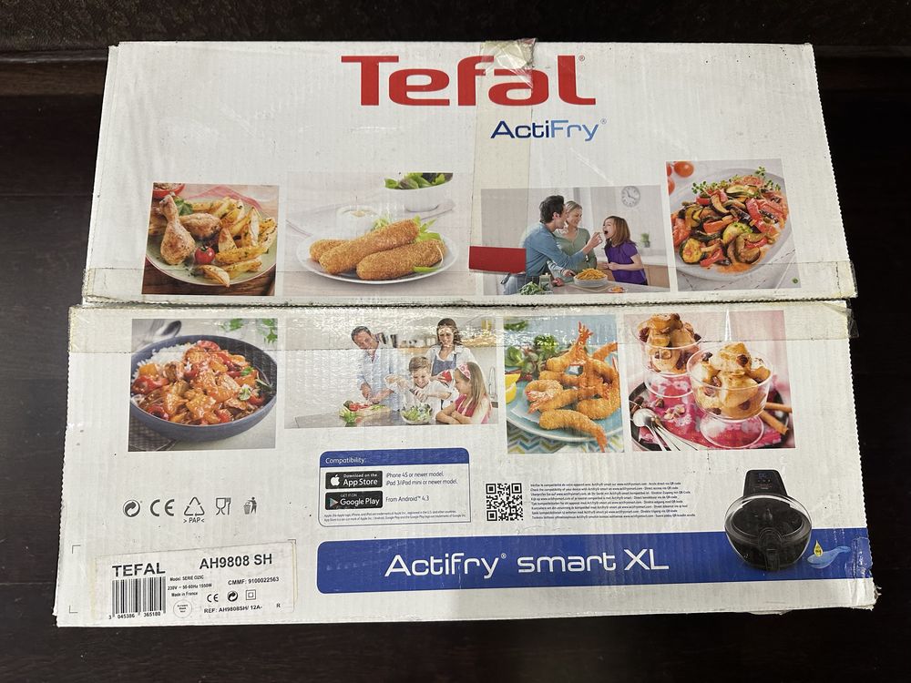 Tefal Actifry Smart XL Bluetooth 1.7kg airfryer еърфрайър - нов