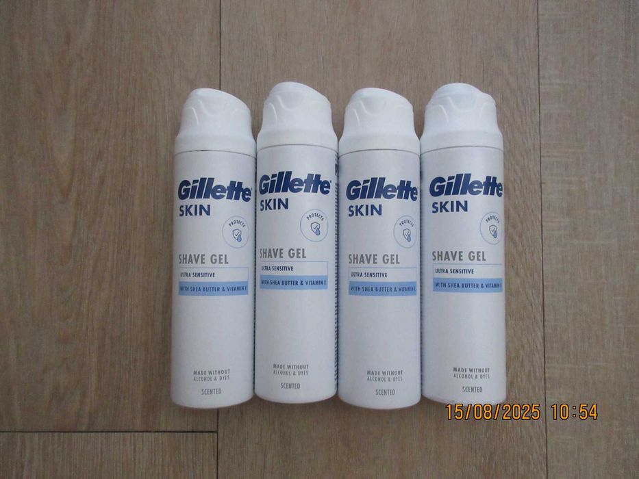 Gillette Skin gel de ras fara coloranti si alcool