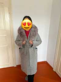 Пальто зимнее утепленное