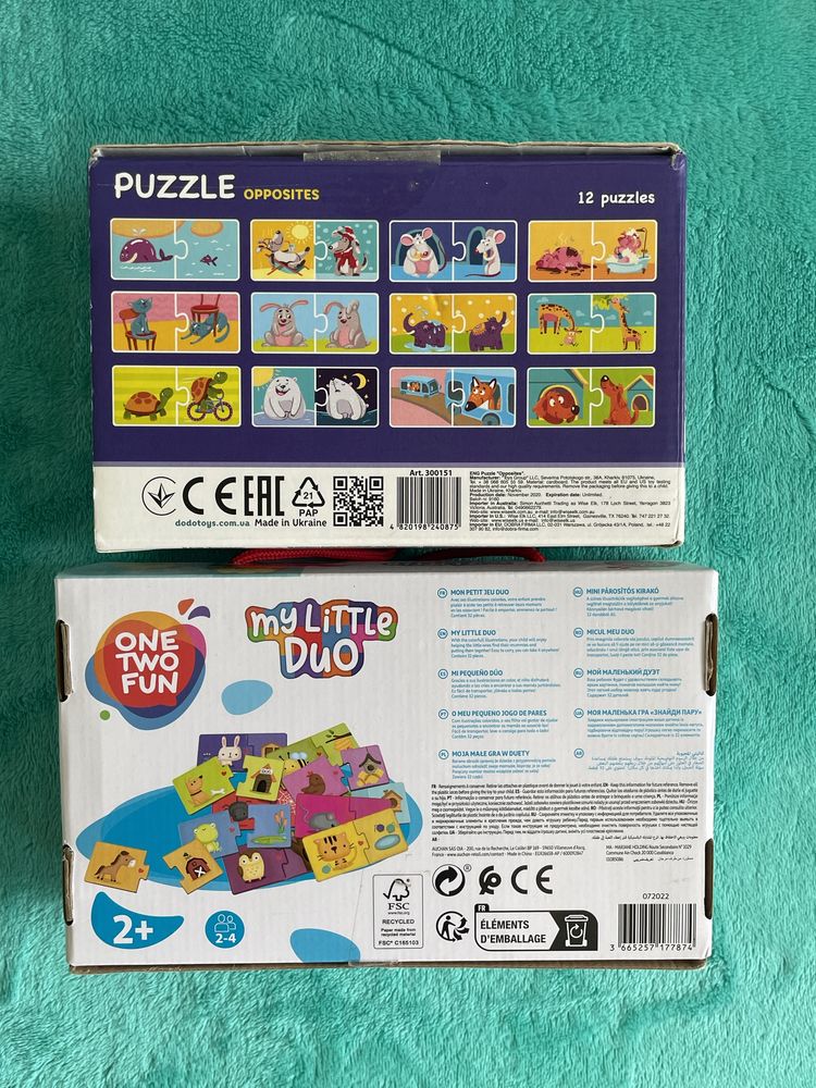 Set puzzle 2 ani +