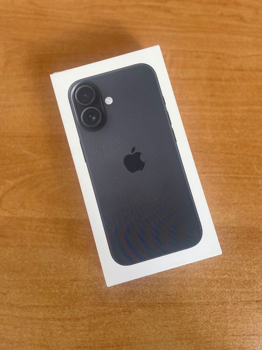 нов iPhone 16 Black, 128GB