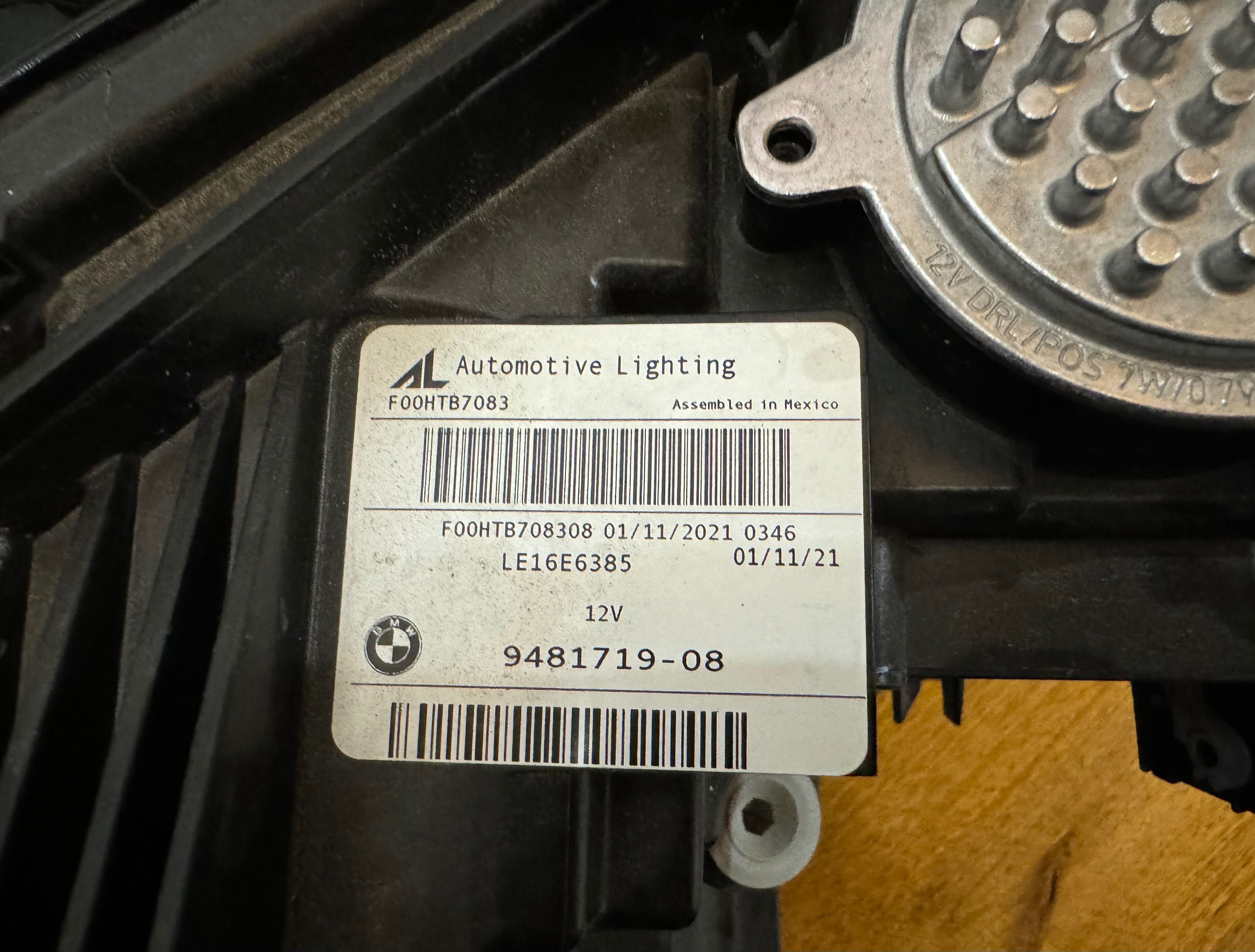 Оригинални Full LED фарове + модули за BMW G20