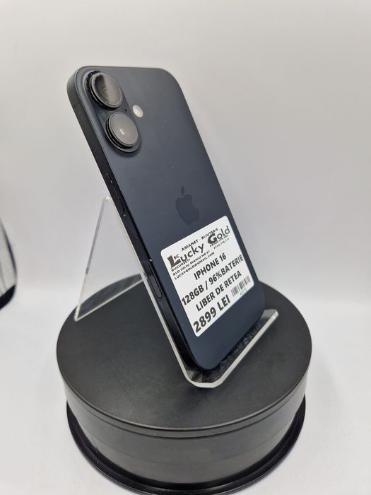 Iphone 16 128GB 96% Baterie Garantie #48372