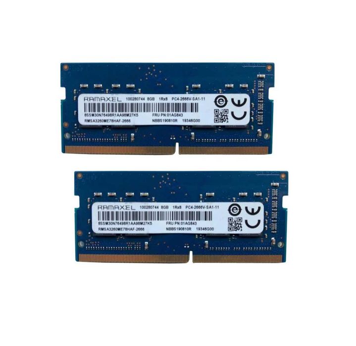 16 GB DDR4 - Ramaxel RMSA3260ME78HAF-2666, 2666 MHz (2 buc.  8 GB)