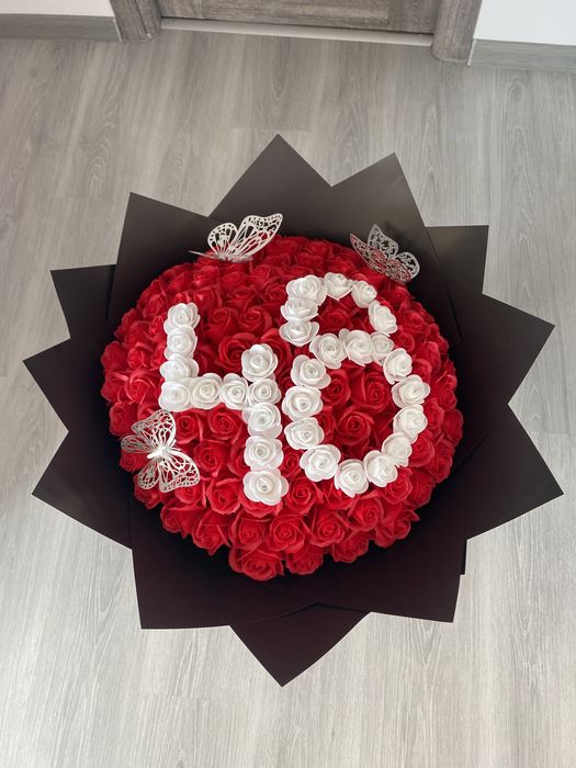 Buchete trandafiri sapun/stitch