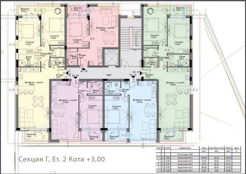 Продава се Двустаен апартамент в София, Модерно предградие - 62 кв.м за 1300 €/кв.м - Снимка #2