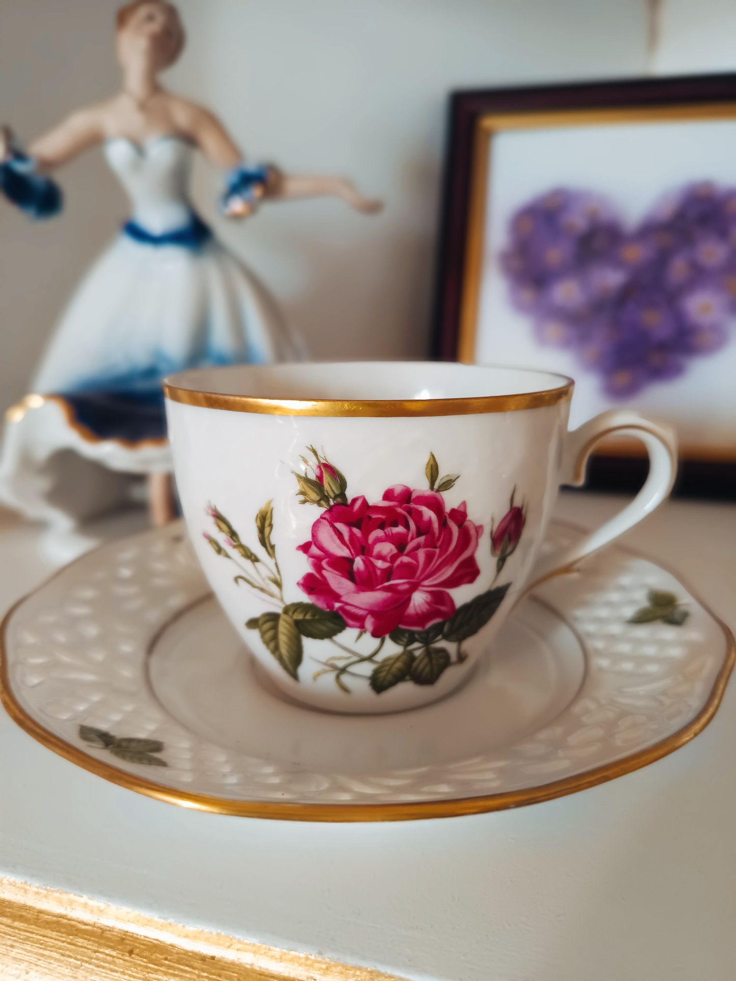 Set de colecție porțelan Schumann Arzberg – Rosa Indica Cruenta No. 1