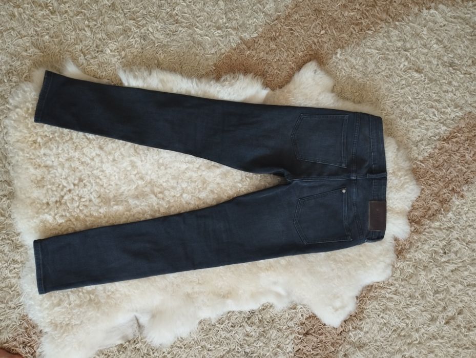 Blugi groși skinny, de culoare neagră, pentru 10-11 ani