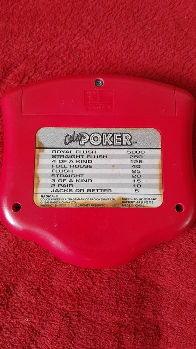 vand consola poker color de mana RADICA