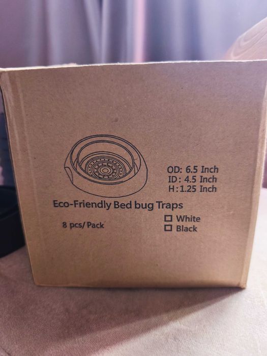 Capcane ploșnițe de pat 8 Buc pentru picioarele patului