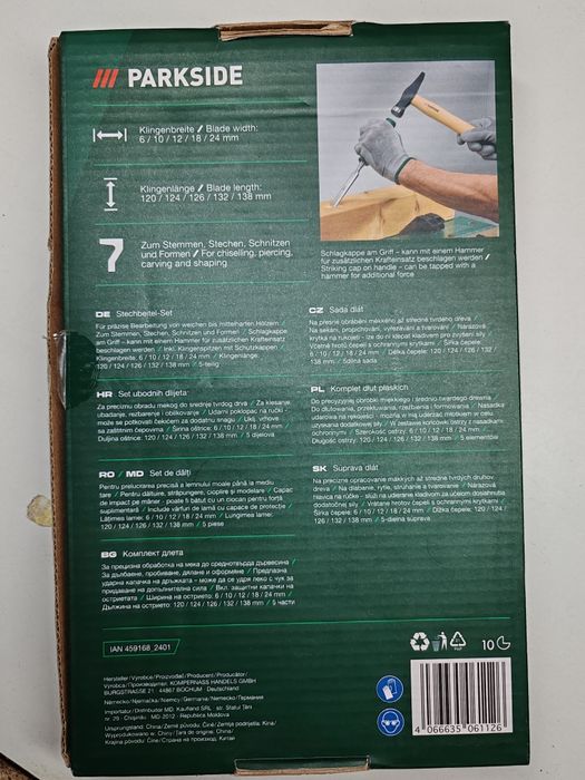 Set dalti metalice pentru sculptat