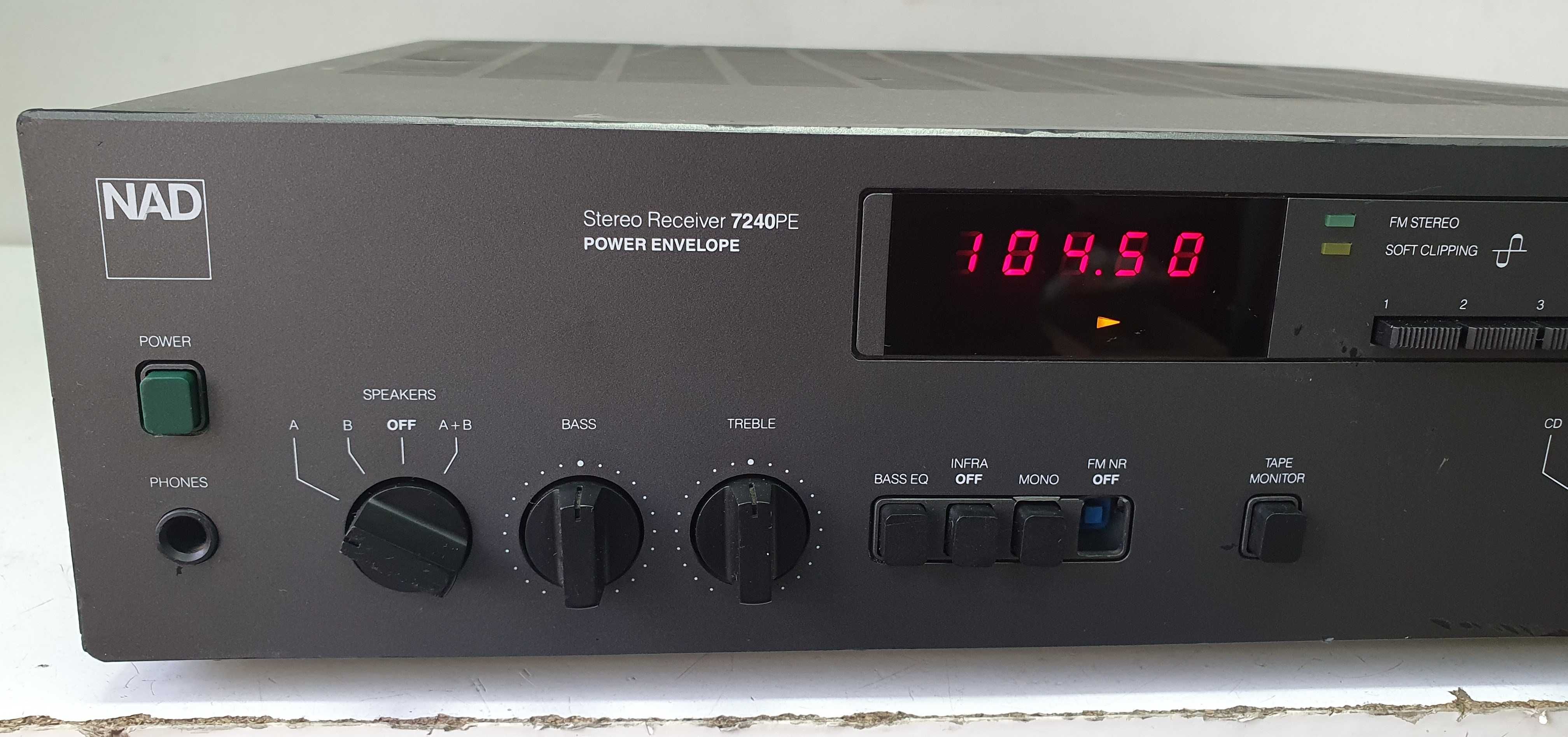NAD 7240 PE amplificator streo statie arta muzica filme
