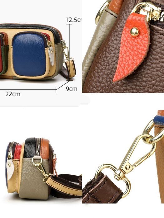 Женская сумка из 100% натуральной кожи быка прикольная женский сумочка