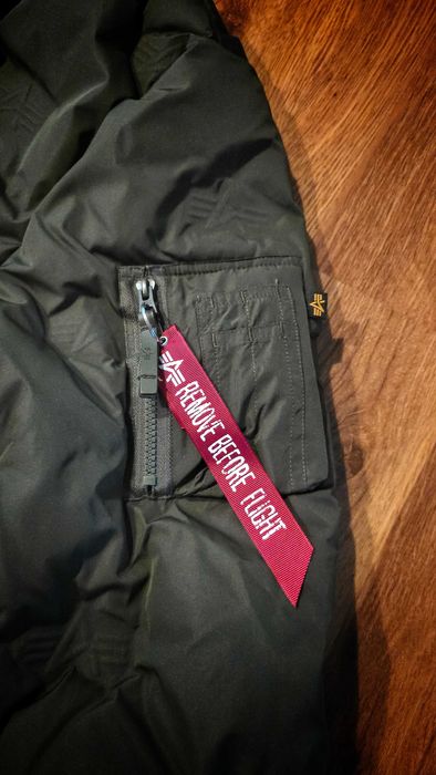 ALPHA INDUSTRIES Logo Puffer яке с качулка 3XL мъжко