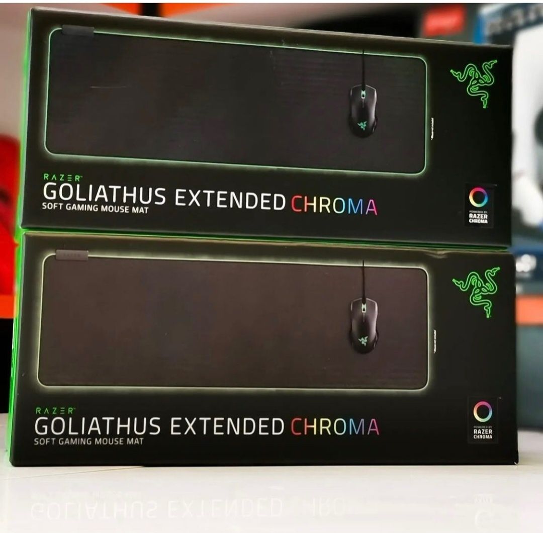 Топ! Коврик с подсветкой RAZER Goliathus chroma XL Extended (1шт)