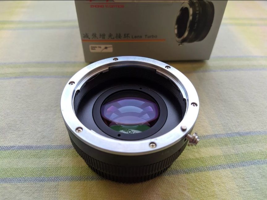 ZhongYi Mitakon Lens Turbo II адаптер за Canon EF обективи към Sony E