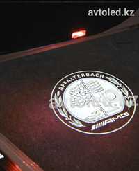 Мерседес S B class подсветка двери логотип авто LED подарок мужчине