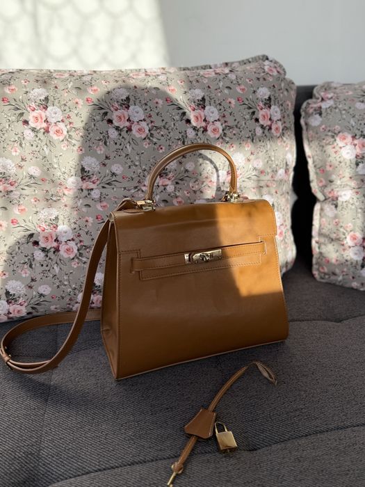 Geanta maro piele naturala Wild Inga