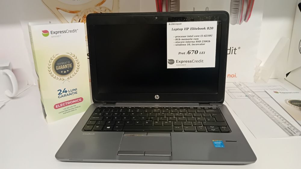 Laptop HP Elitebook 820 AG20 Dancu b29013 Garanție 2 ani !