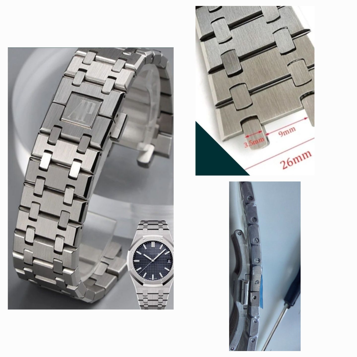 Curea bratara compatibila AudemarsPiguet Royal Oak model 15400