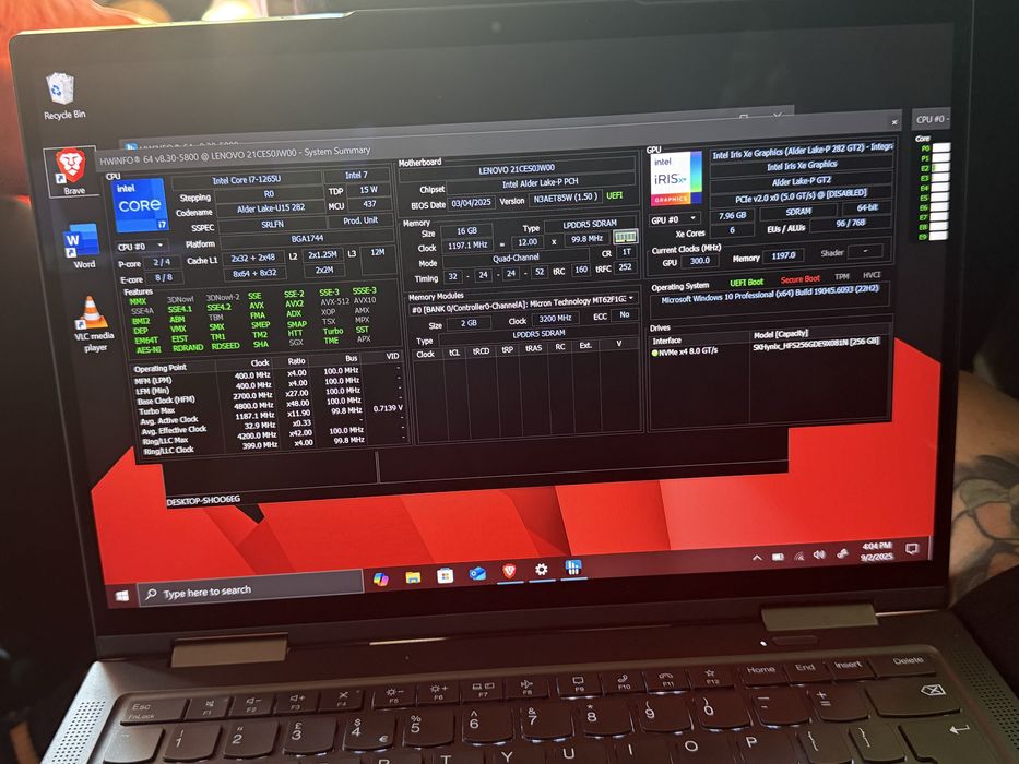 Lenovo ThinkPad X1 Yoga Gen 7 Aluminium