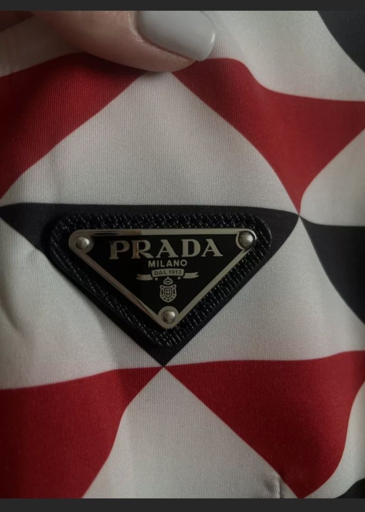 Prada гащеризон от еластичен рециклиран полиестер подходящ за ски
