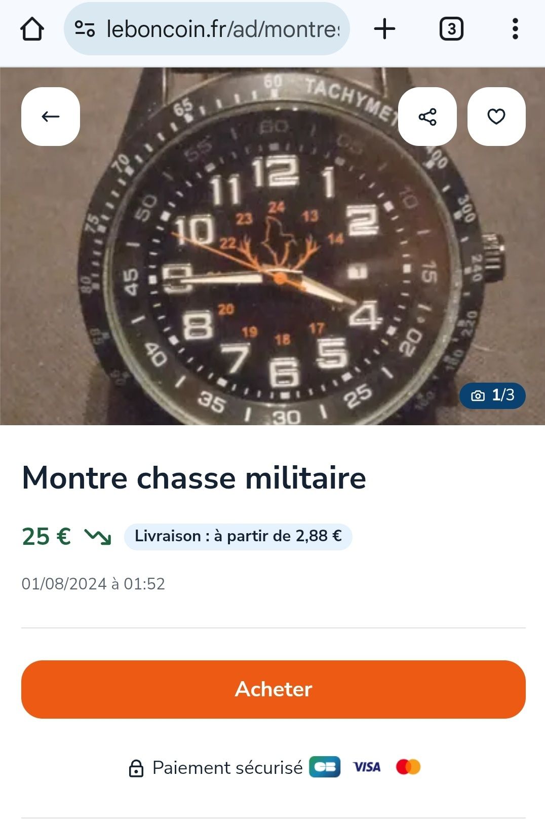 Tachymeter hunter