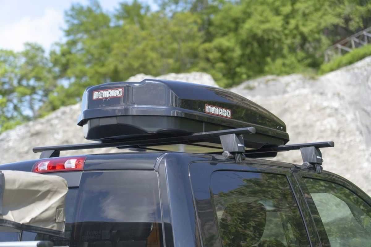 Багажник Автобокс MENABO Satellite 330l кутия за покрив автомобил