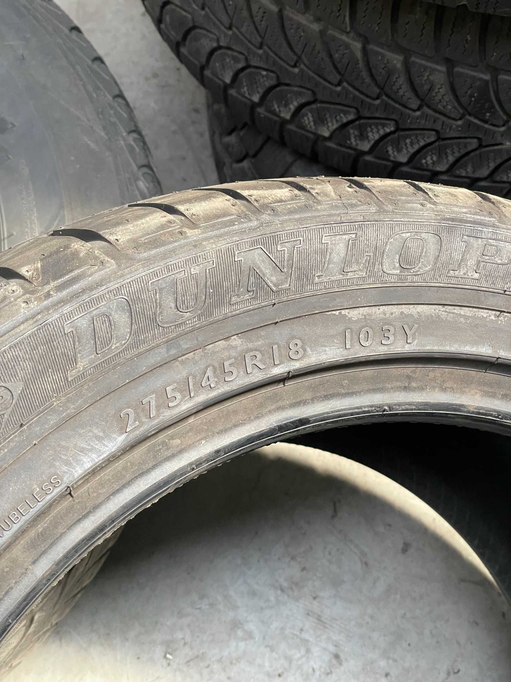 2x 275 45 18 Dunlop Sport 01