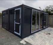 Containere modulare container birou șantier vitrina
