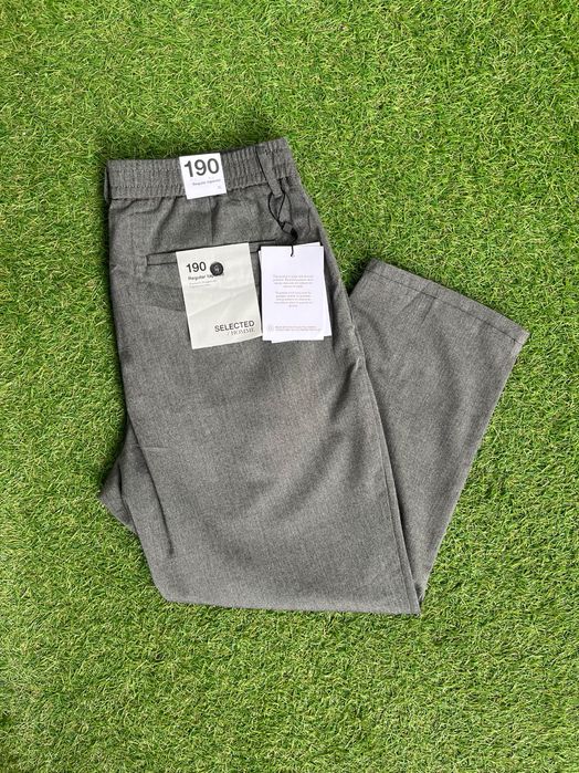 Мъжки панталон: Selected Homme  SLH190-REG Tapered Leroy Pleat Pant XL