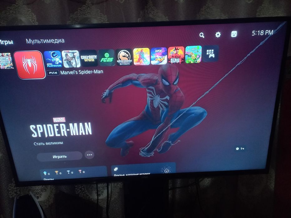 PS5 slim ideal tiniq 2 original djoystik bor o'yinlar yozilgan