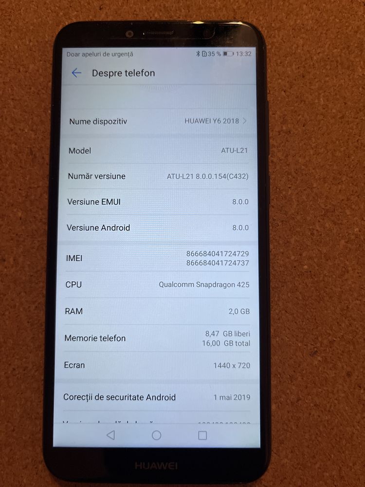 Huawei Y6 2018 16 Gb ID-111968