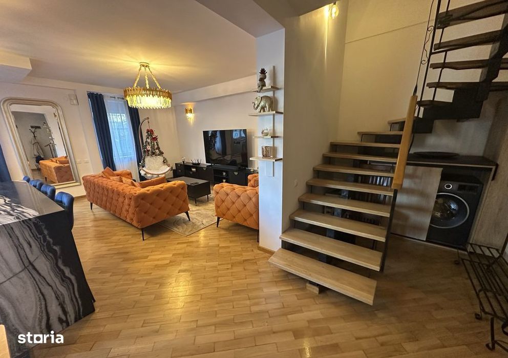 Apartament 2 camere de inchiriat / Duplex / Kiseleff / 115 mp / Mobila