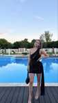 Rochie eveniment  neagra cu paiete