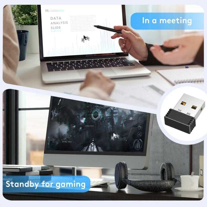 USB Air Drive Mouse Jiggler Moji ФалшиваМишка Симулатор Wiggler Jitter