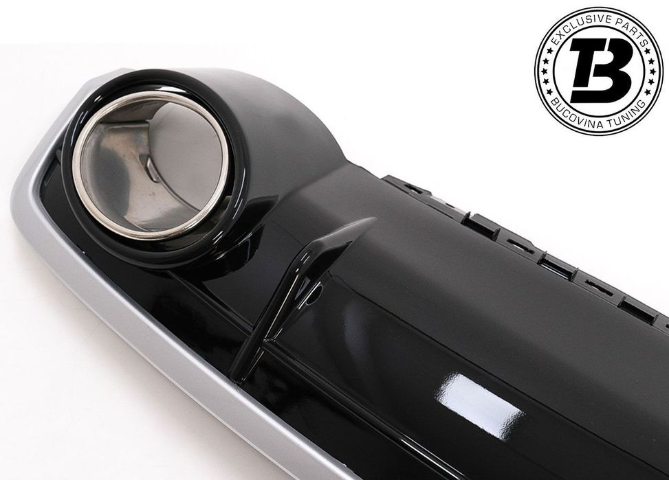 Difuzor Bara Spate cu Ornamente compatibil cu Audi Q7 4M RSQ7 Design