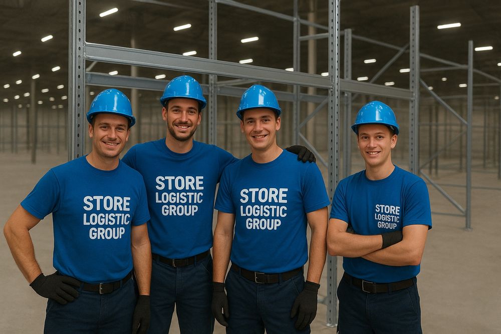 Montaj rafturi metalice noi și sh