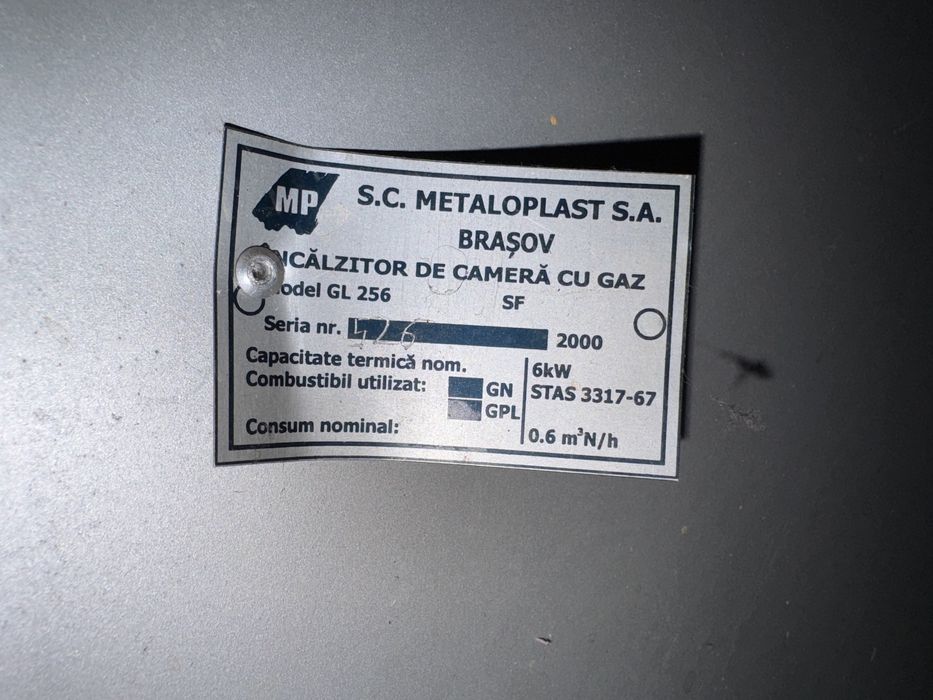 Convector pe GPL si GAZ aproape nou / incalzitor si sobe