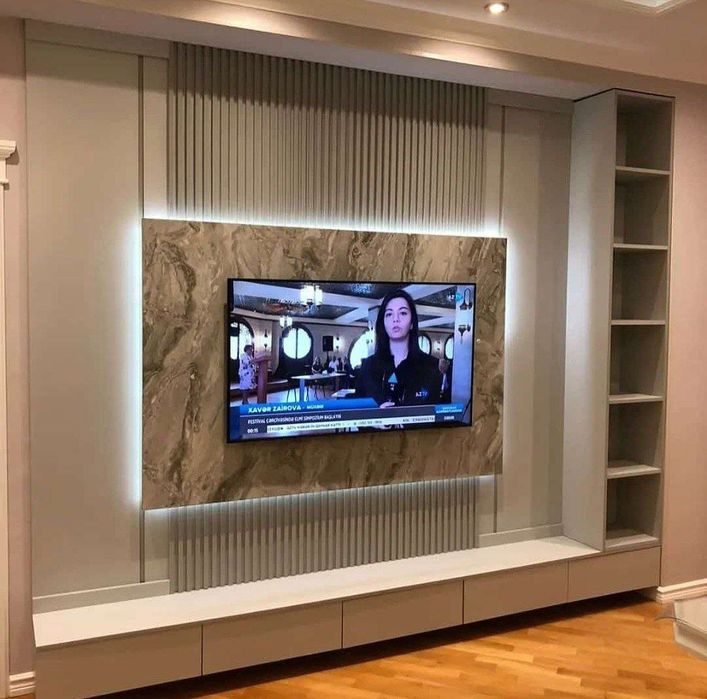 Tv tumba va abshivka oʻrnatib beramiz