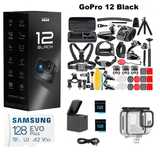 Комплект GoPro HERO 12 Black + Крепления + Батарейки и зарядка