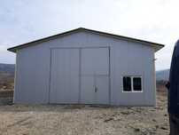 Vând hala metalica din profile ipe 160x180x200