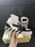 Off-White Vulcanized Hi Top White Black