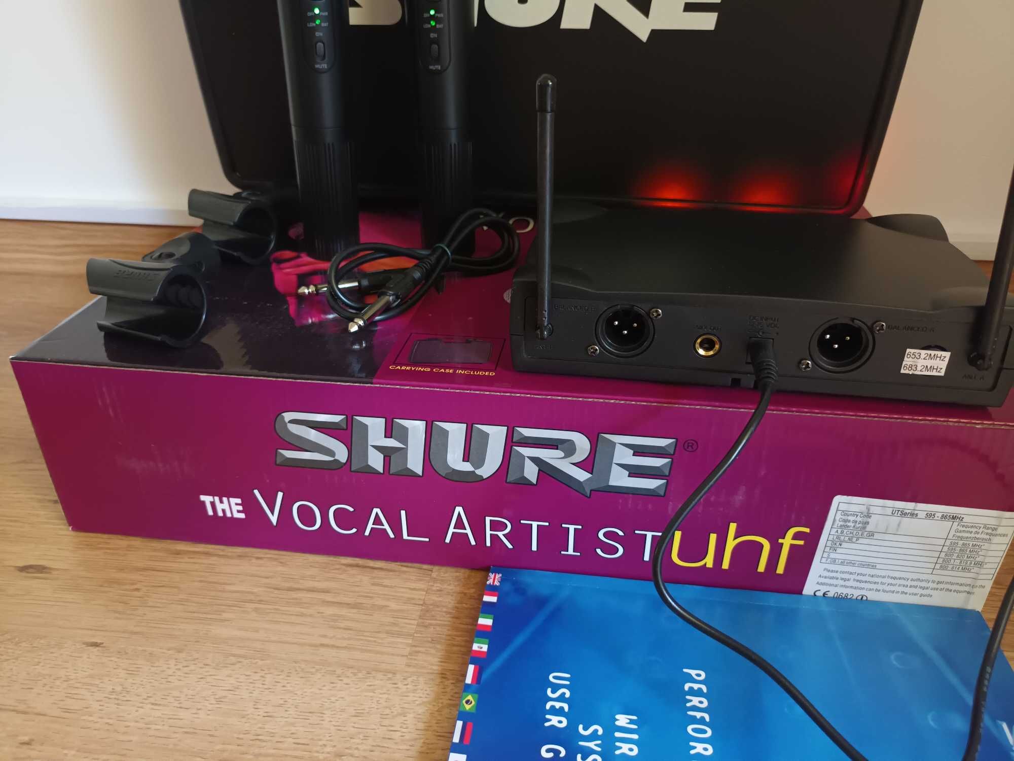 Microfoane profesionale Shure SM 58 set X2 Karaoke Sedinte Biserica