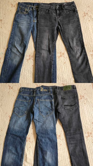 Pantaloni copii, blugi, marime 8-9 ani, 9-10 ani, respectiv 134, 140cm