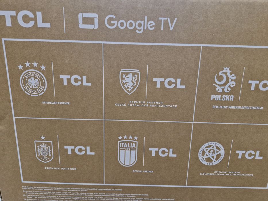 Televizor QLED TCL 43T7B, 108 cm, Smart Google TV, 4K Ultra HD