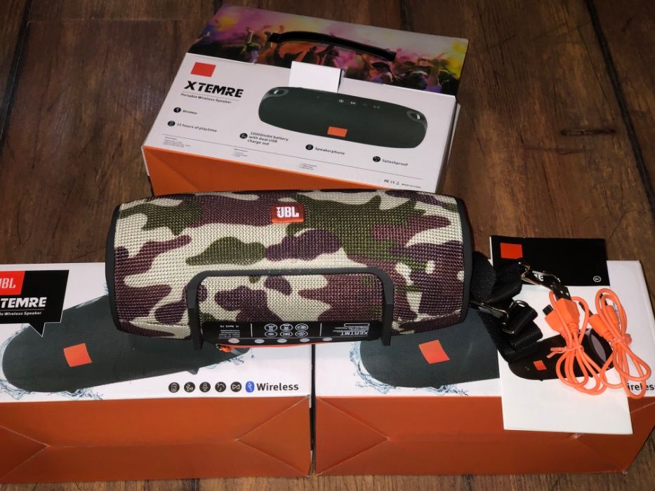 МЕГА JBL Xtreme 40W Bluetooth безжична колона с радио USB SD колонка т