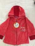 Hanorac catifea fetita 6-9 luni